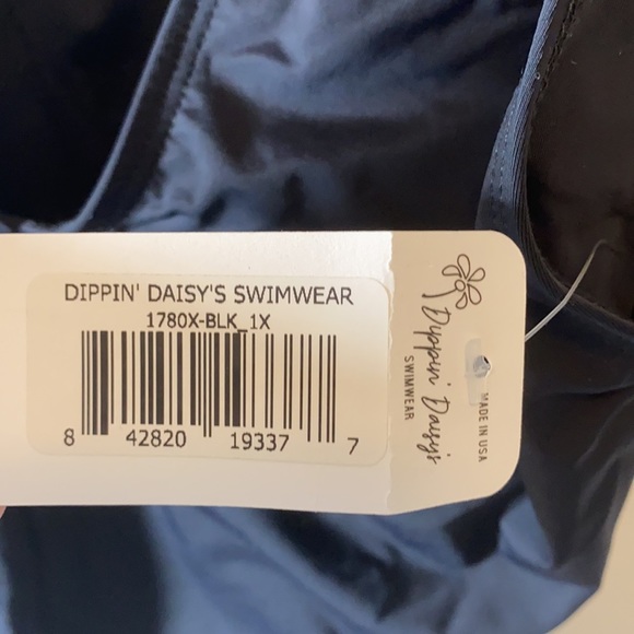 NWT Dippin' Daisy's Euphoria Swimsuit Black Plus Size - Picture 6 of 8